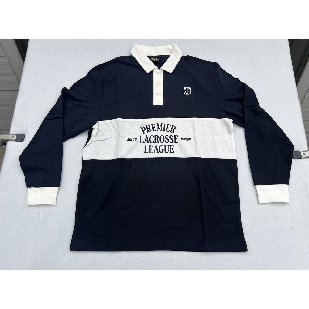Premier Lacrosse League PLL Shirt Rugby Style Men's Size S